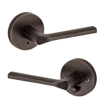 Kwikset Lisbon Privacy Lever 155LSL-RDT-11P-6AL-RCS